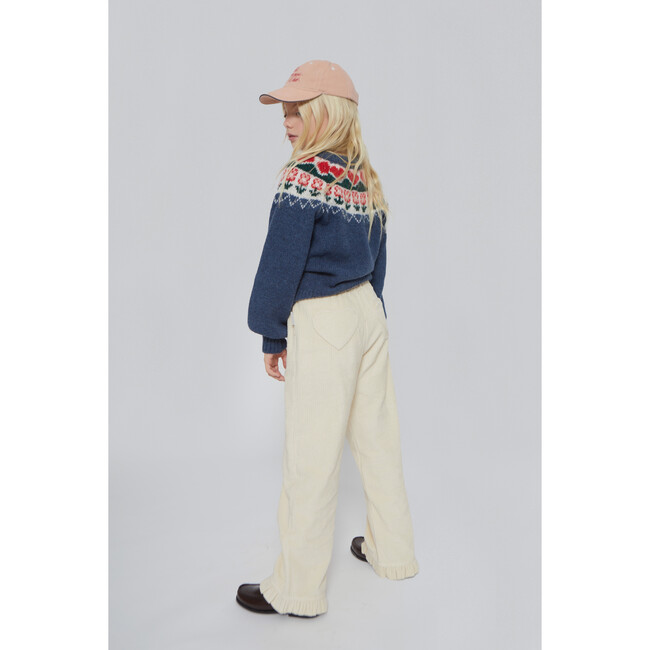 Cuore Corduroy Pant, Ecru - Pants - 3