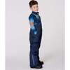 Solid Play Snow Pants, Navy Blue - Snow Pants - 2