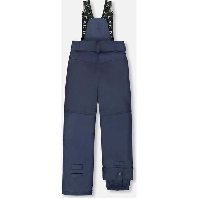 Solid Play Snow Pants, Navy Blue - Snow Pants - 3