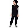 Quilted Mid-Season Sleeveless Vest, Black - Vests - 3