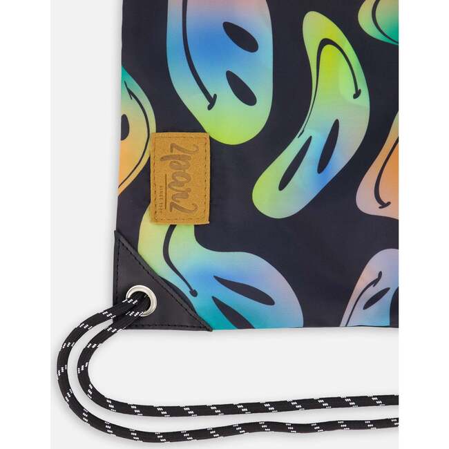 Drawstring Bag, Smiley Face Boy - Bags - 3