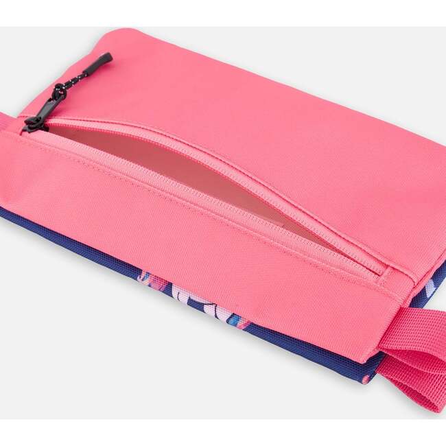 Double Pencil Case, Navy Unicorn Print - School Supplies - 4