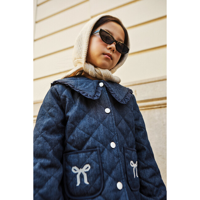 Mariane Denim Jacket, Dark Blue - Jackets - 5
