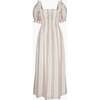 The Scarlett Midi Nap Dress, Cosmos Floral Stripe - Dresses - 1 - thumbnail