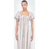 The Scarlett Midi Nap Dress, Cosmos Floral Stripe - Dresses - 2