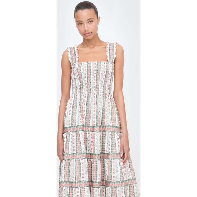 The Kimmy Nap Dress, Cosmos Floral Stripe - Dresses - 3