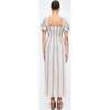 The Scarlett Midi Nap Dress, Cosmos Floral Stripe - Dresses - 4