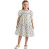 Vienna Floral Dress, Blue - Dresses - 2