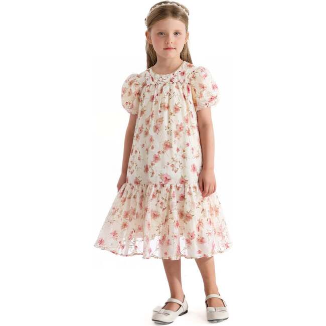Vienna Floral Dress, Pink - Dresses - 2