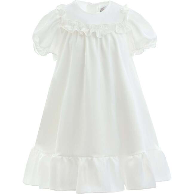 Ruffle Berlin Dress, White - Dresses - 3
