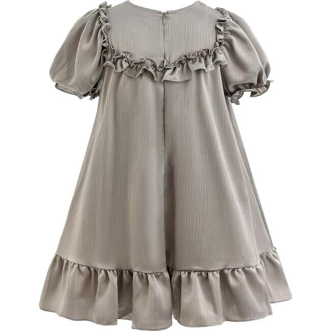 Ruffle Berlin Dress, Gray - Dresses - 3