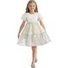 Wash Floral Dress, Gray - Dresses - 3