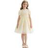 London Pleated Dress, Cream - Dresses - 2
