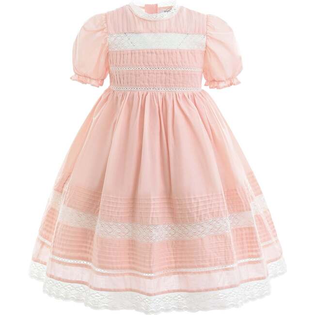 London Pleated Dress, Pink