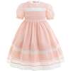 London Pleated Dress, Pink - Dresses - 1 - thumbnail