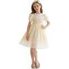 London Pleated Dress, Cream - Dresses - 3