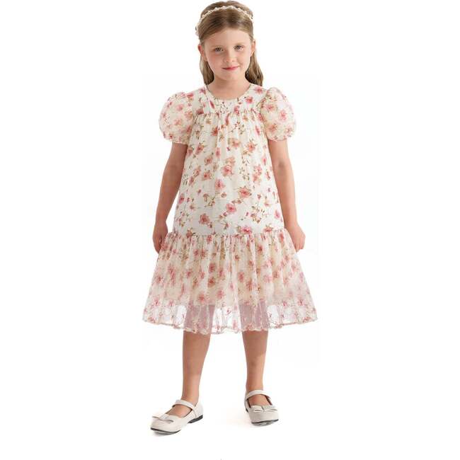 Vienna Floral Dress, Pink - Dresses - 4