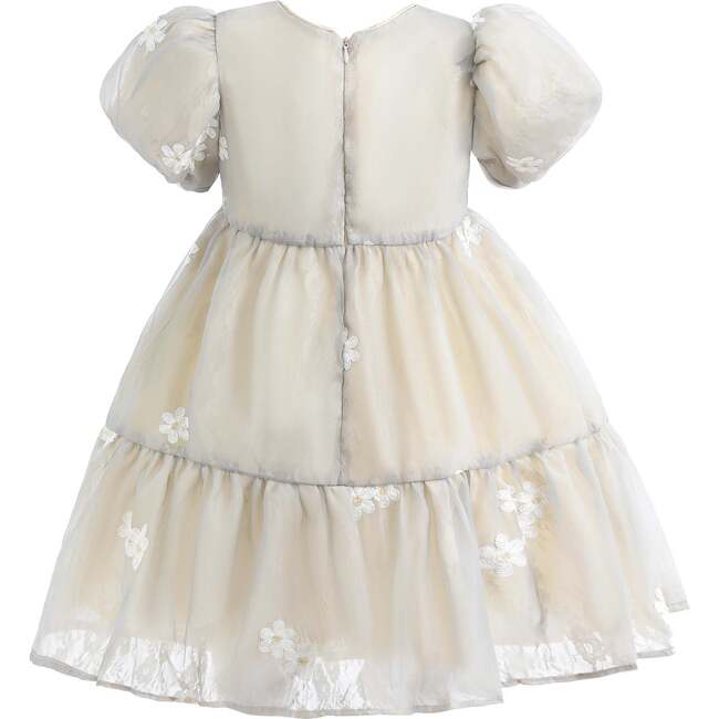 Wash Floral Dress, Gray - Dresses - 4