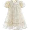 Laced Soleil Dress, Cream - Dresses - 1 - thumbnail