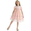 London Pleated Dress, Pink - Dresses - 3