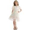 Floral Granada Dress, Beige - Dresses - 2