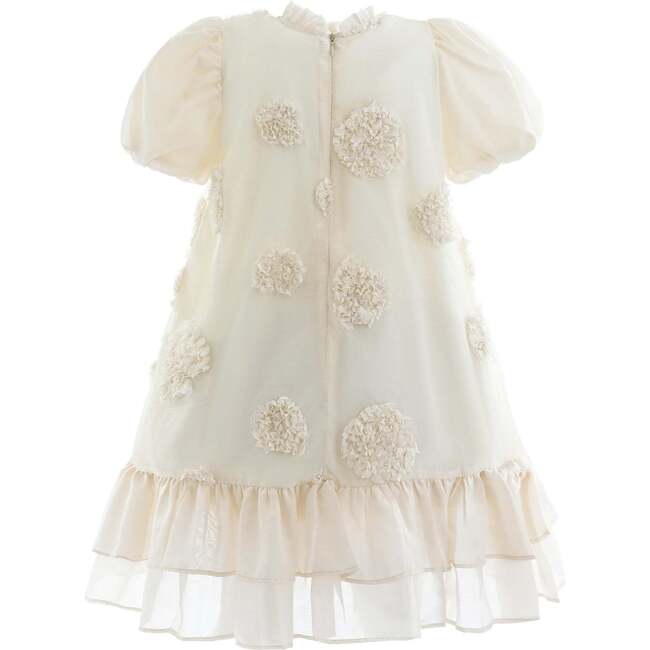 Floral Granada Dress, Beige - Dresses - 3