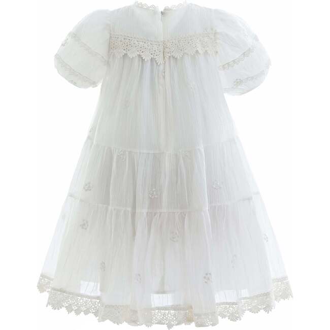 Lace Lined Bailey Dress, White - Dresses - 3