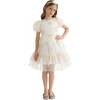 Floral Granada Dress, Beige - Dresses - 4