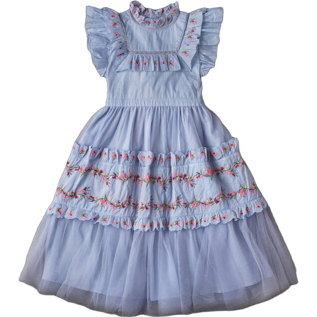 Julianna Dress, Seattle Blue