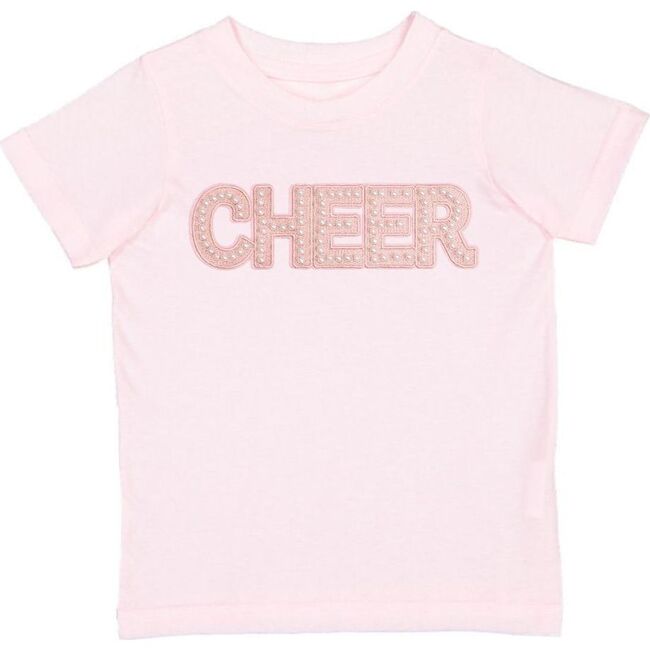 Cheer Pearl Patch Short Sleeve T-Shirt, Ballet