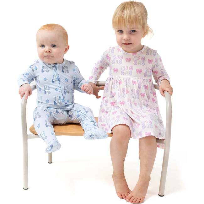 2 Way Zipper Footie, Lil Bro - Footie Pajamas - 2