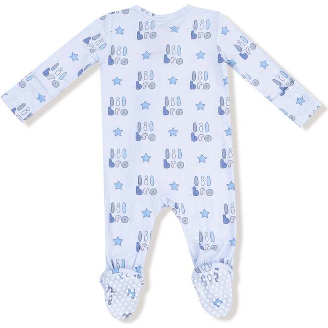 2 Way Zipper Footie, Lil Bro - Footie Pajamas - 3