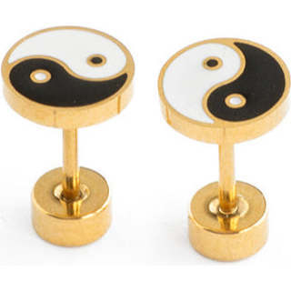 Yin Yang Stud Earrings, Multi