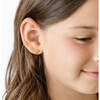 Trophy Stud Earrings, Gold - Earrings - 2