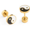 Yin Yang Stud Earrings, Multi - Earrings - 4