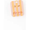 Peace Stud Earrings, Gold - Earrings - 3