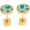 Earth Stud Earrings, Multi - Earrings - 1 - thumbnail