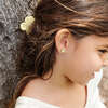 Paint Palette Stud Earrings, White - Earrings - 2