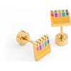 Crayon Stud Earrings, Multi - Earrings - 4