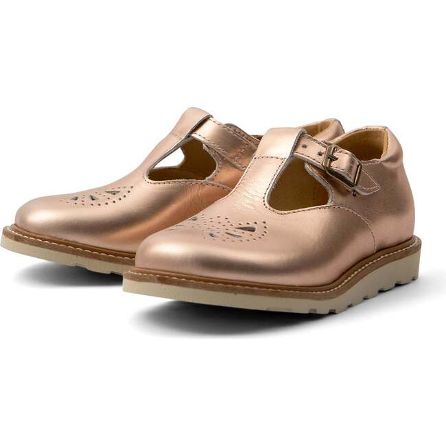 Rosie T-Bar Shoe Rose Gold