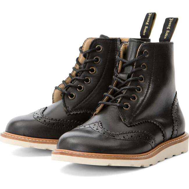 Sidney Brogue Boot Black