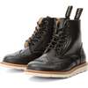 Sidney Brogue Boot Black - Booties - 1 - thumbnail