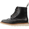 Sidney Brogue Boot Black - Booties - 2