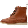 Sidney Brogue Boot Tan Burnished - Booties - 2