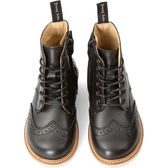 Sidney Brogue Boot Black - Booties - 3