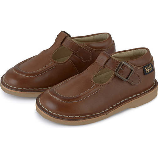 Parker T-Bar Shoe Tan Burnished