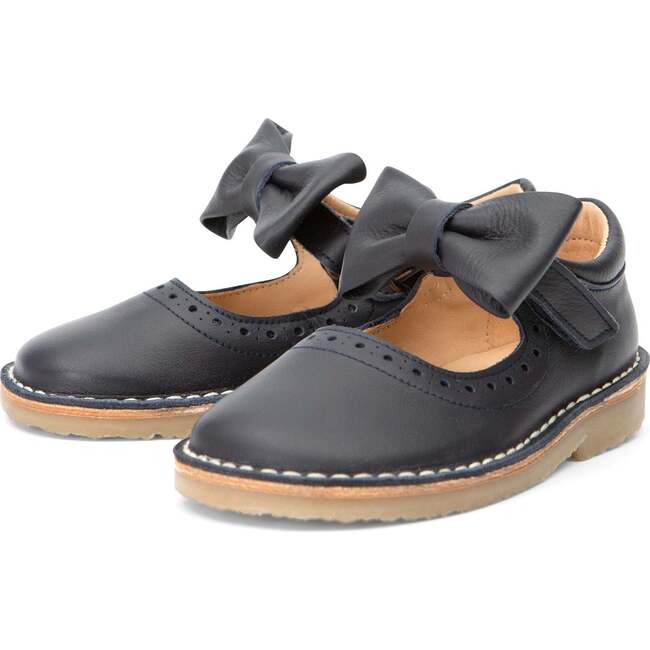 Martha Bow Mary Jane Shoe Navy