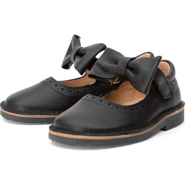 Martha Bow Mary Jane Shoe Black