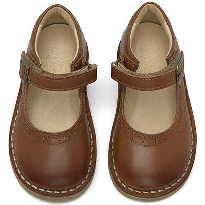 Martha Mary Jane Shoe Tan Burnished - Mary Janes - 3