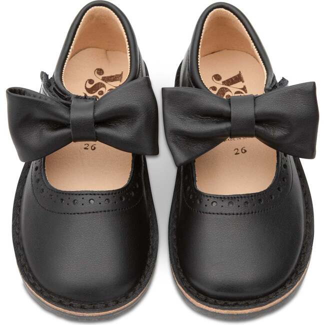 Martha Bow Mary Jane Shoe Black - Mary Janes - 3